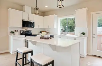 Kitchen (see design board for color schemes)