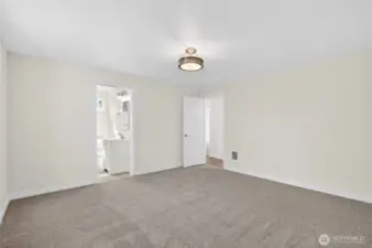 Large Primary Bedroom with private bathroom