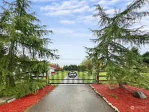 Welcoming Private Gated Entrance