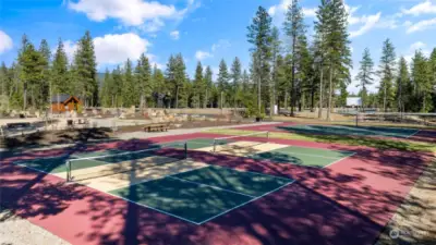 Pickle Ball courts at Domerie Park.