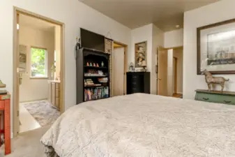 Primary suite with TWO walk-in closets!