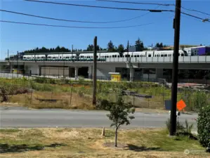 another view of the station from the house front door