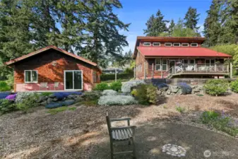 The back yard is tabula rasa- Ready for grass, gardens and orchards, the choice is yours to make.