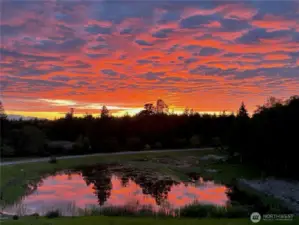 Full on Sunset from the deck