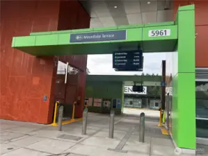 Light rail station 5 minutes away. Parking is available right next to the station.