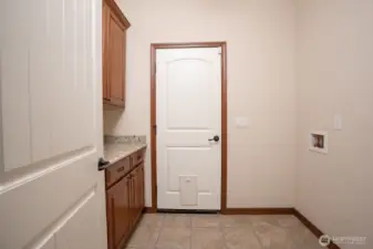main floor laundry room