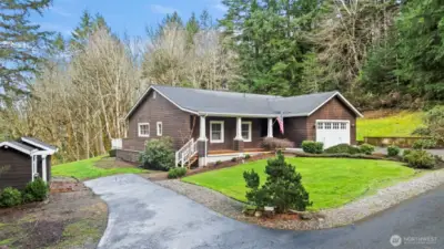 Extra parking with plenty of room for your rolling toys.  Use it for your RV, boat, or just guest parking.