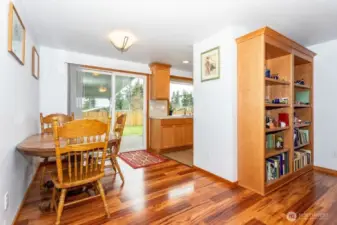 Dining Room leading to Kitchen and Patio