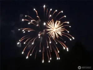Watch firewworks from your property