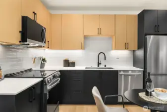 Photo from model home with similar layout