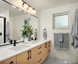 Photo from model home with similar layout