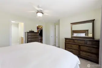 En suite 5-piece bath seen here, as well as walk-in-closet and additional linen/storage closet!