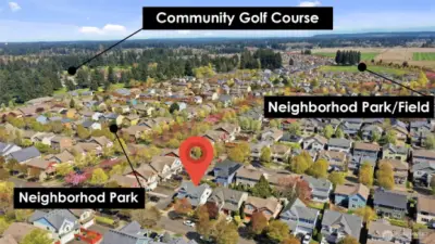 Explore this neighborhood down quaint tree-lined streets with close proximity to neighborhood parks and local public golf course.  Quick jaunt to schools, shopping, freeways and JBLM, too!