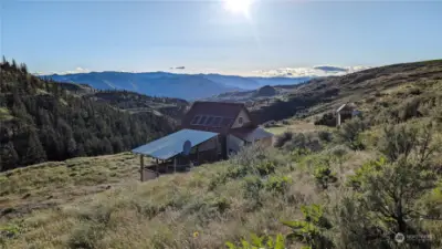 Looking West from Eastside of cabin.