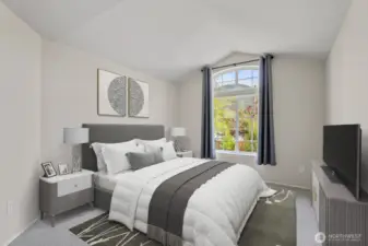 Virtually staged to show an example of how the space could be used.