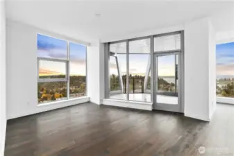Spacious and bright, with Southwest exposure