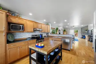 Enjoy open concept living