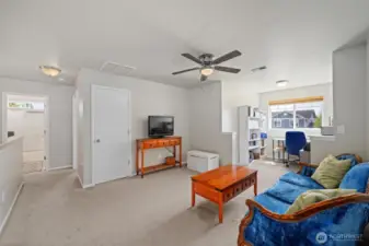 Upstairs bonus room and office space