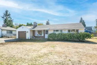 Large lot, great neighbors.