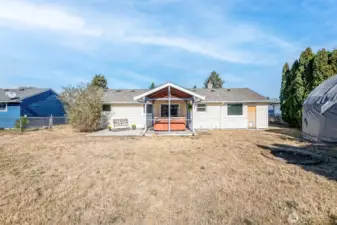 Buyers choice to keep the covered carport or have it removed, all items will be removed inside of the structure.