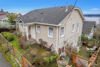 Upper and lower units have separate fully-fenced private garden patios.