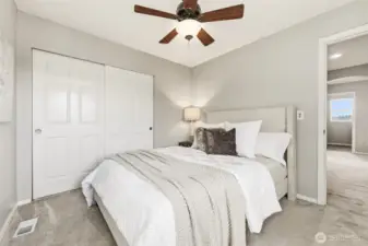 Additional bedroom upstairs