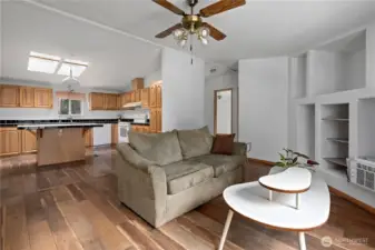 Great room off the kitchen