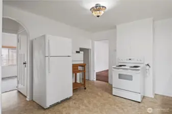 Kitchen countertop dishwasher to stay.