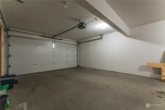 2 car attached garage