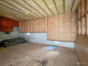 Unfinished basement