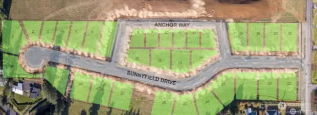 Sunnyfield Heights Plat Map