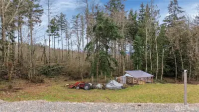 Chicken Coop on Lower part of property