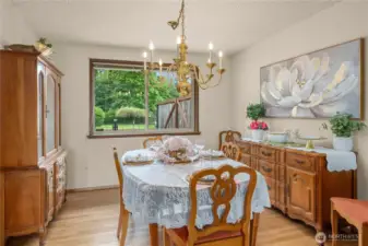 dining room inviting great conversations and laughter in the room