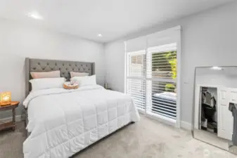 Primary Ensuite and slider to back yard