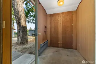 Manual door to Shop and Garage.
