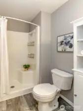 Primary bathroom.