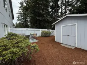 Fenced back yard ready for you to make your own!