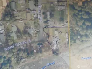 county aerial map shows lot locations