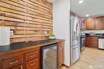 Kitchen view from Bar