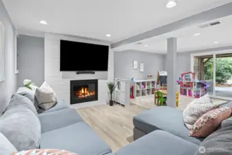 Awesome bonus room space on the lower level