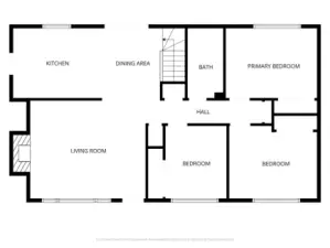 Main level floor plan