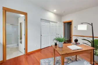 Main floor primary or office