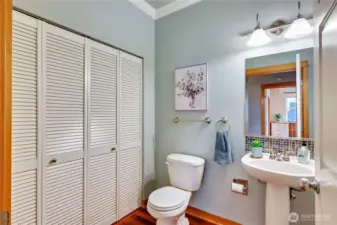 1/2 bath on main floor