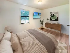 bedroom 1 virtually staged