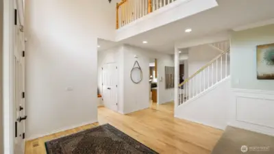 A grand entryway that makes a lasting first impression