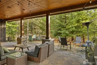Covered outdoor patio