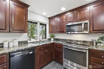 A kitchen that combines beauty and function effortlessly.