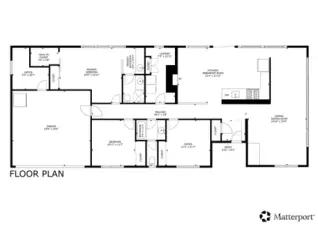 Flooring layout - sqft is approximate