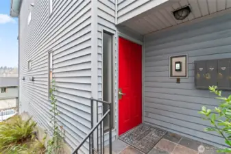 The condo building has a secure entry door with brand new intercom system.