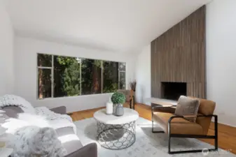 STUNNING AND SPACIOUS LIVING AREA WITH LARGE WINDOWS